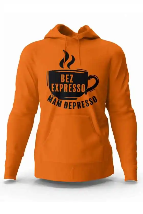 Bluza Męska, Bez Expresso Mam Depresso, Prezent Dla Mężczyzny