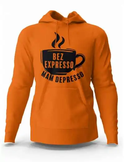 Bluza Męska, Bez Expresso Mam Depresso, Prezent Dla Mężczyzny