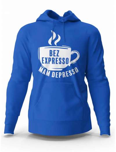 Bluza Męska, Bez Expresso Mam Depresso, Prezent Dla Mężczyzny