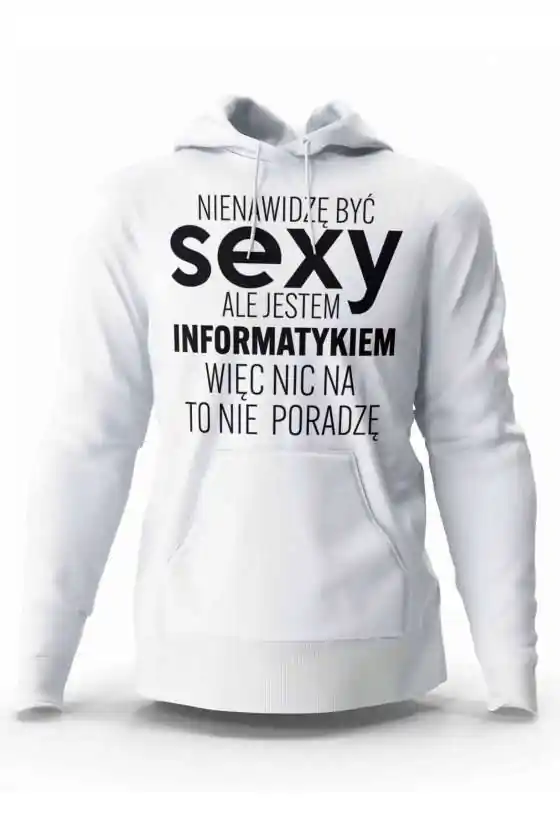Bluza Męska, Sexy Informatyk, Prezent Dla Mężczyzny