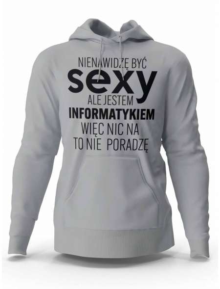 Bluza Męska, Sexy Informatyk, Prezent Dla Mężczyzny