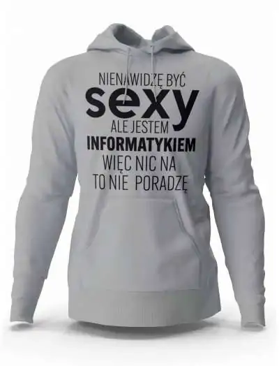 Bluza Męska, Sexy Informatyk, Prezent Dla Mężczyzny