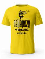 Koszulka Męska, Najlepszy Wędkarz Na Łowisku, Prezent Dla Mężczyzny