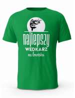 Koszulka Męska, Najlepszy Wędkarz Na Łowisku, Prezent Dla Mężczyzny