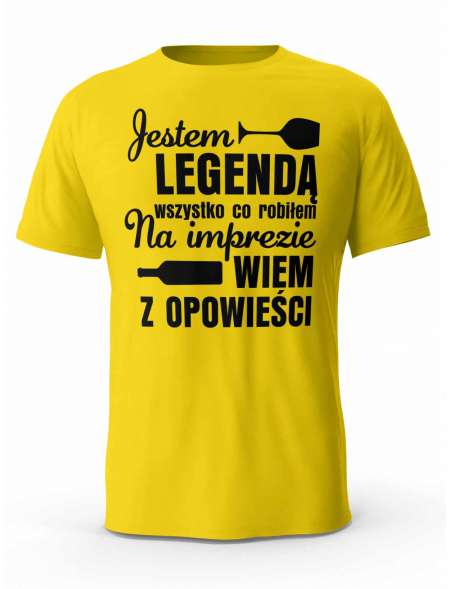 Koszulka Męska, Jestem Legendą, Prezent Dla Mężczyzny
