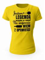 Koszulka Damska, Jestem Legendą, Prezent Dla Kobiety