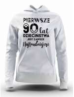 Bluza Damska, Pierwsze 90 Lat Dzieciństwa, Prezent Dla Kobiety