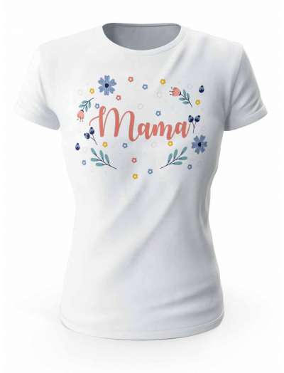 Koszulka Damska, Mama, Prezent Dla Kobiety