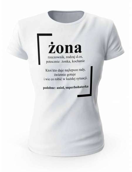 Koszulka Damska, Żona, Prezent Dla Kobiety