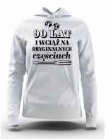 Bluza Damska, 90 Lat I Wciąż na Oryginalnych Częściach, Prezent Dla Kobiety