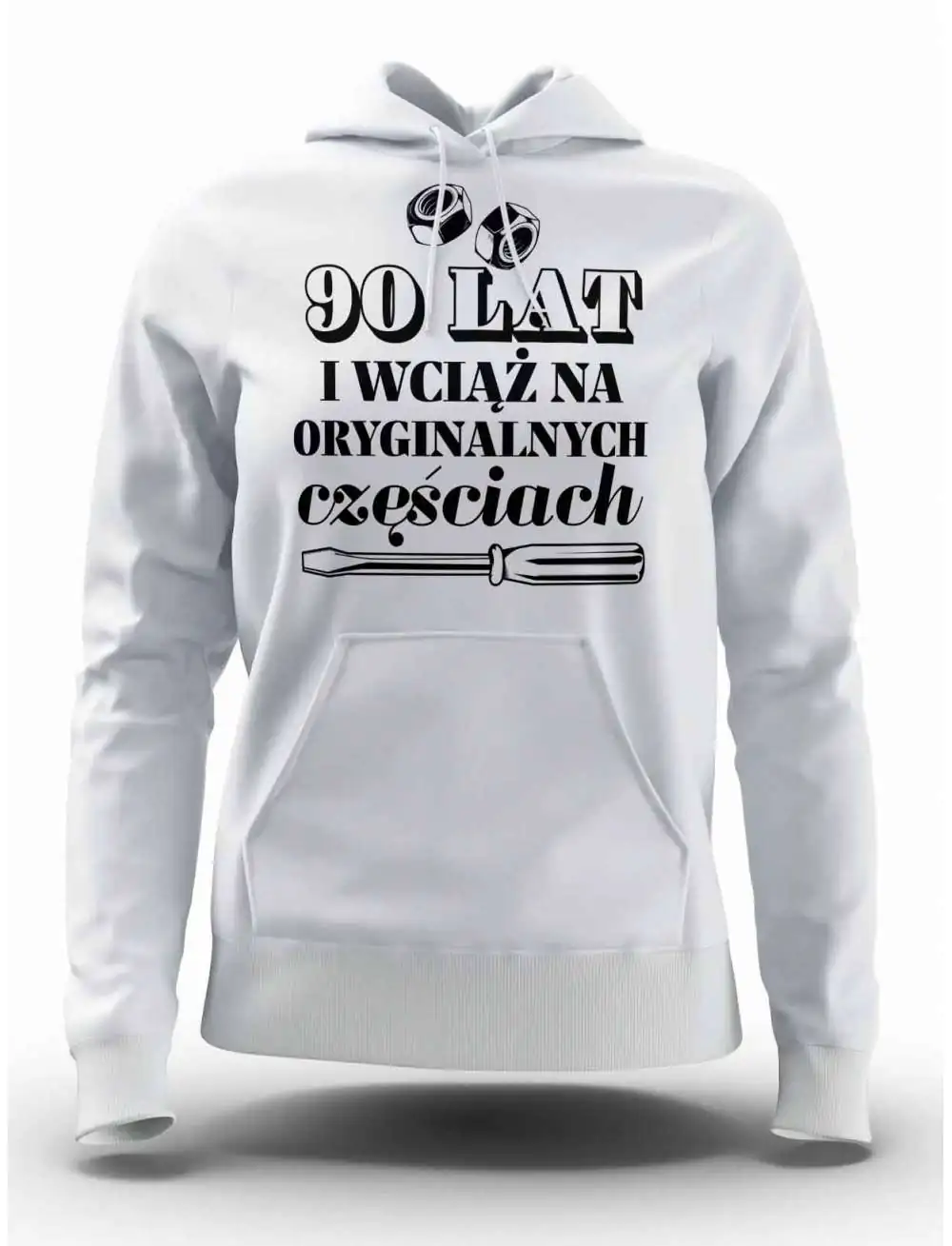 Bluza Damska, 90 Lat I Wciąż na Oryginalnych Częściach, Prezent Dla Kobiety