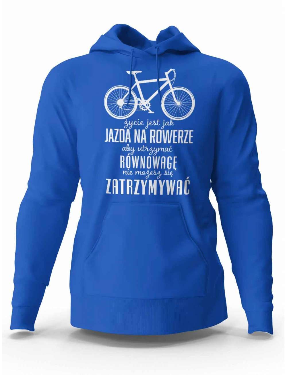 Bluza Męska, Życie Jest Jak Jazda Na Rowerze, Prezent Dla Mężczyzny