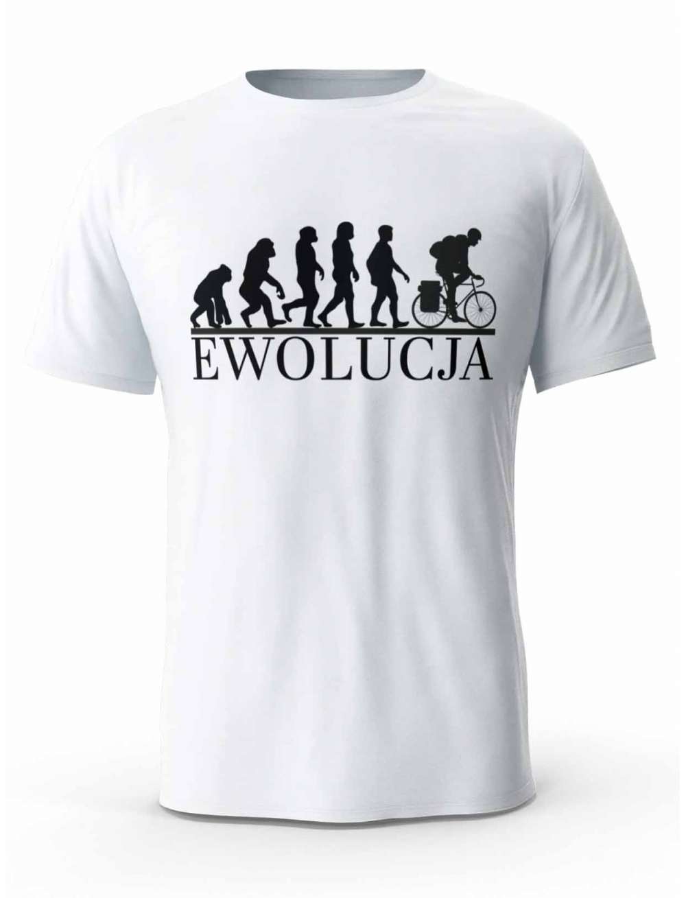 Koszulka Męska, Ewolucja Rower, T-shirt Dla Mężczyzny