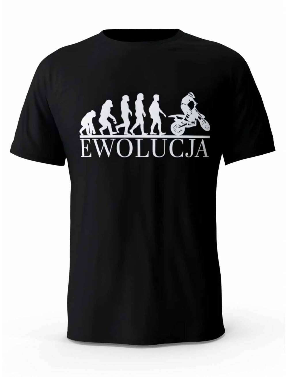 Koszulka Męska, Ewolucja Motocykl, T-shirt Dla Mężczyzny