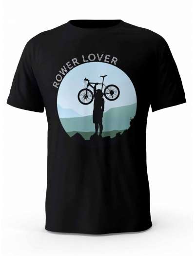 Koszulka Męska, Rower Lover, T-shirt Dla Mężczyzny