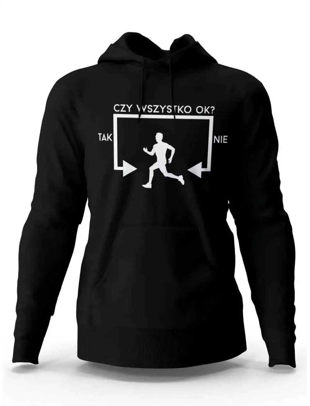 Bluza Męska, Czy Wszystko OK Bieganie, Prezent Dla Mężczyzny