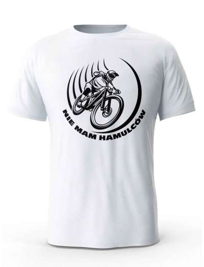 Koszulka Męska, Nie Mam Hamulców, T-shirt Dla Mężczyzny