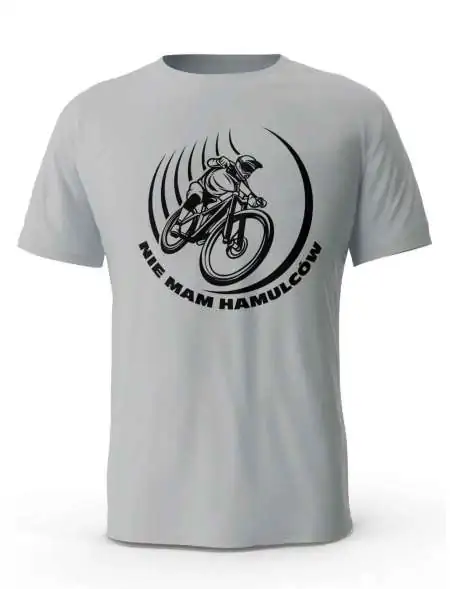 Koszulka Męska, Nie Mam Hamulców, T-shirt Dla Mężczyzny