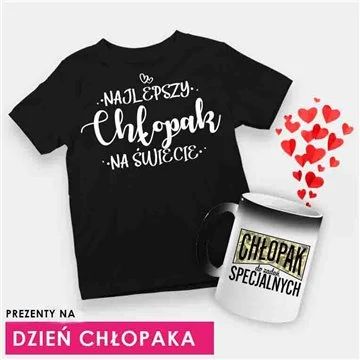 Bluzy i koszulki z napisami na Dzień Chłopaka