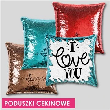 Poduszki Cekinowe 
