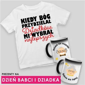 Koszulki na Dzień Babci i Dziadka z nadrukiem